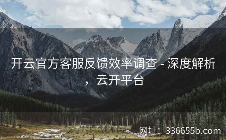 开云官方客服反馈效率调查 - 深度解析，云开平台