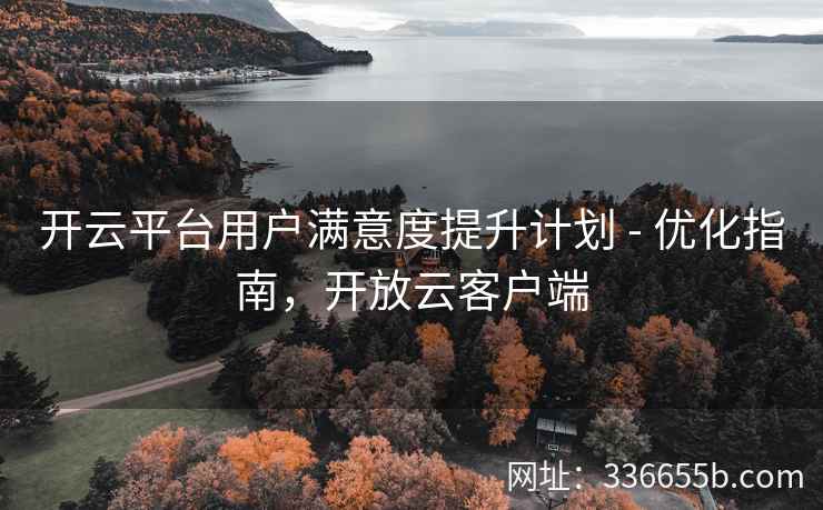 开云平台用户满意度提升计划 - 优化指南，开放云客户端